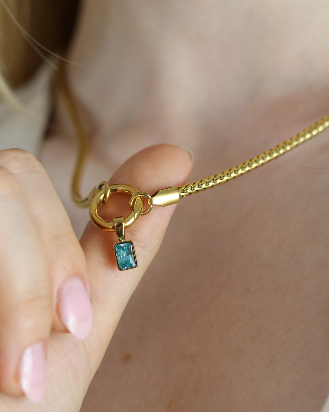Juno Chain Charm Necklace