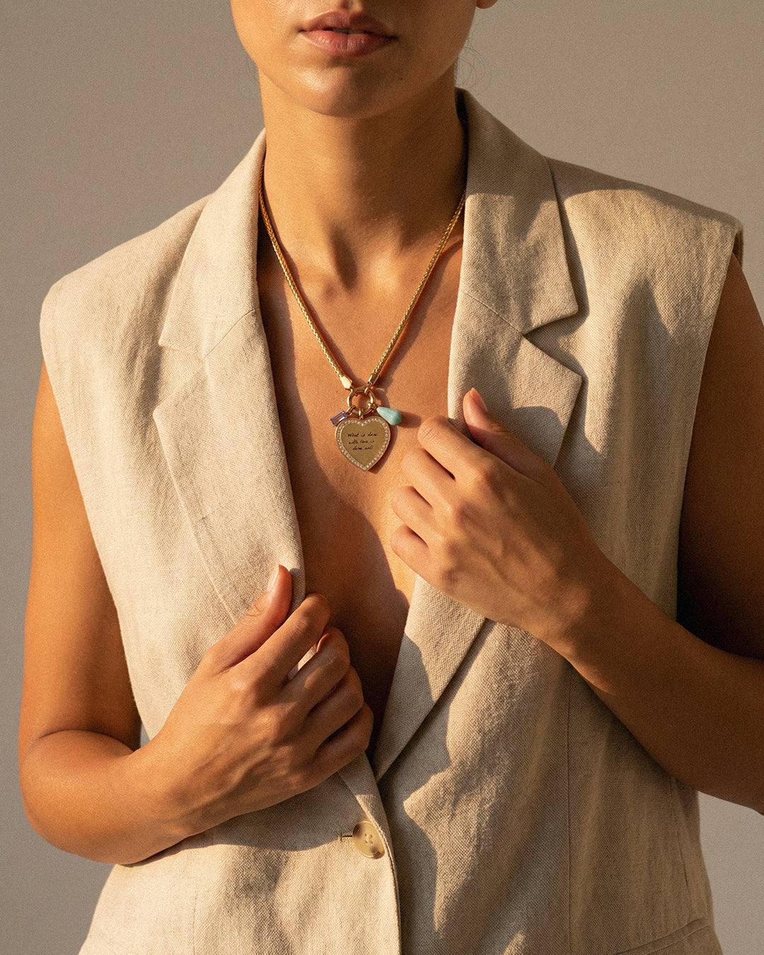 Juno Chain Charm Necklace