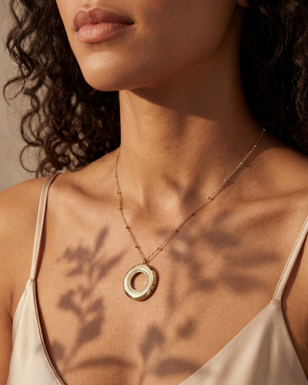Engravable Unity Ring Pendant Necklace