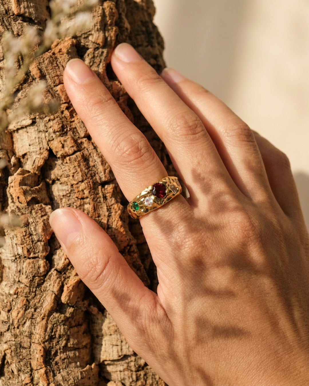 Louisa Colourful Zircon Ring