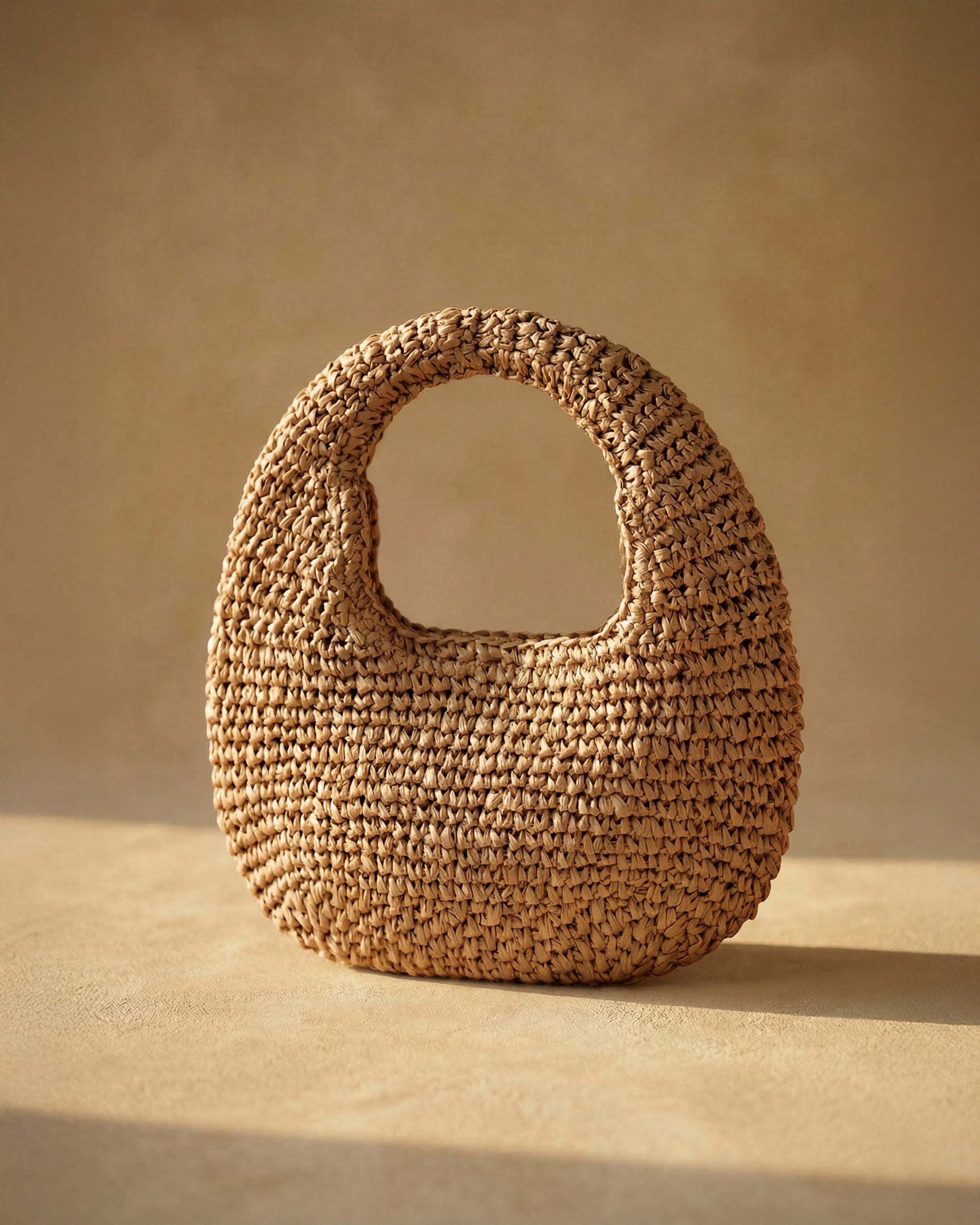 Caldera Straw Bag (Dark Natural)