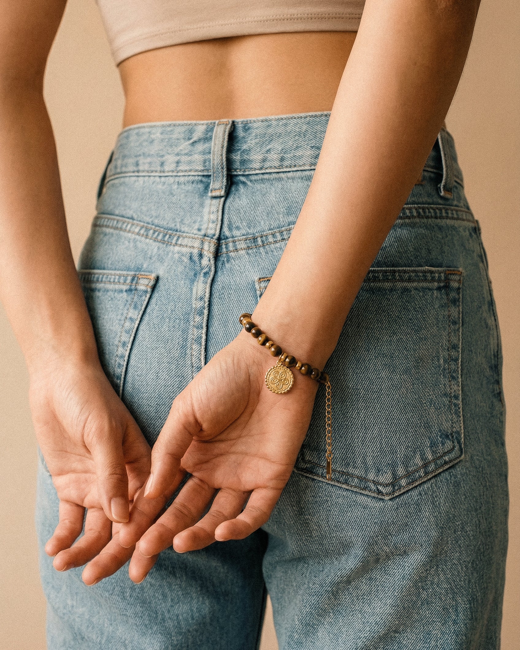 Rhea Tiger's Eye Bracelet