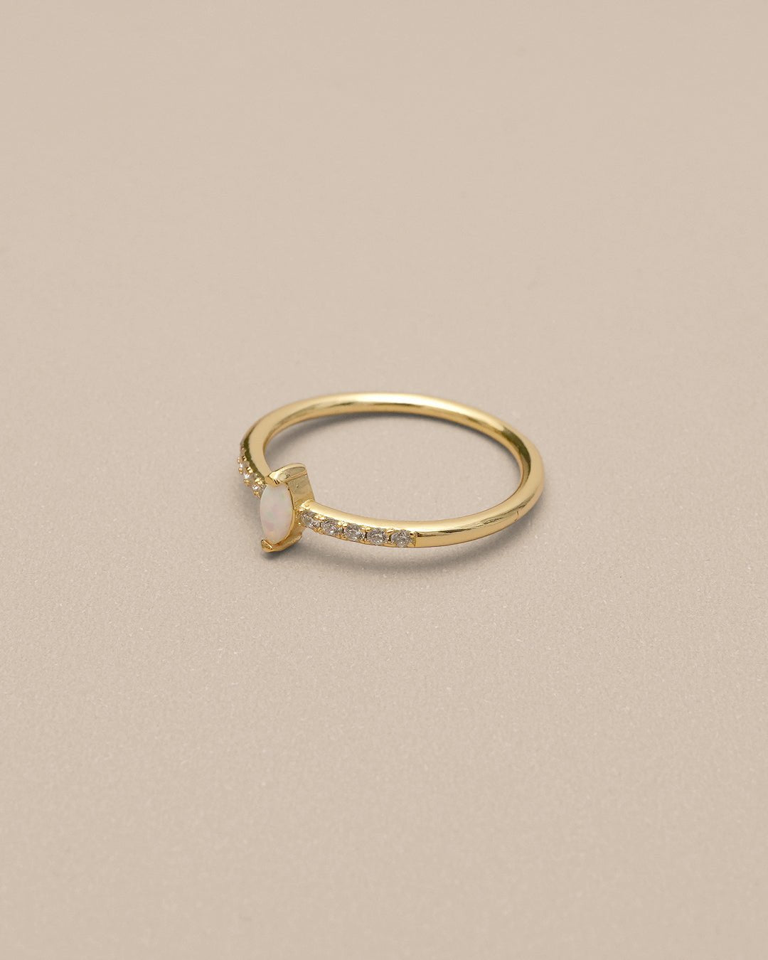Alexandria Eye Shaped Opal Ring - Oia Boutique