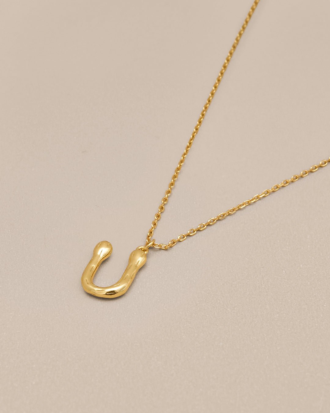 Bamboo Initial Necklace - Oia Boutique