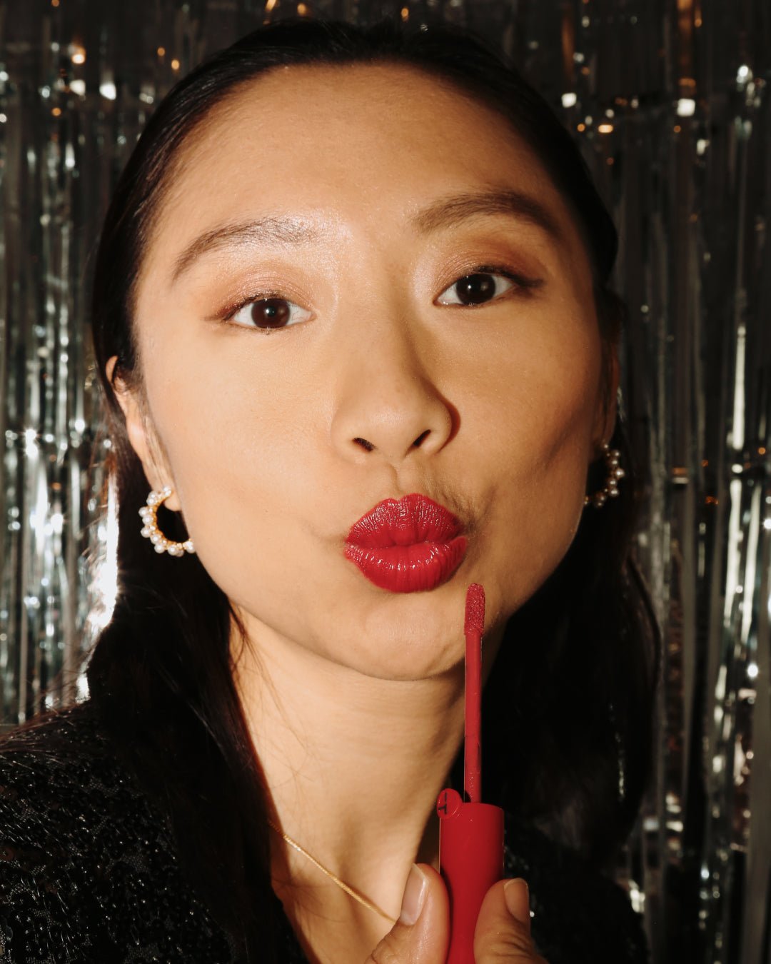 Beaded Freshwater Pearl Hoop Earrings - Oia Boutique