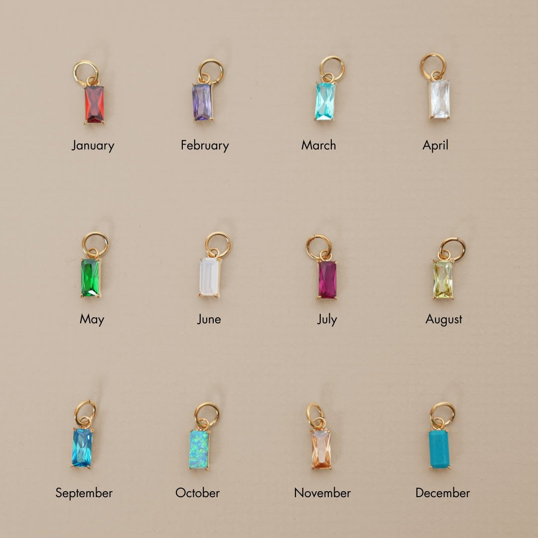 Charm Necklaces & Birthstone