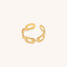 Chain Adjustable Ring | Stainless Steel - Oia Boutique