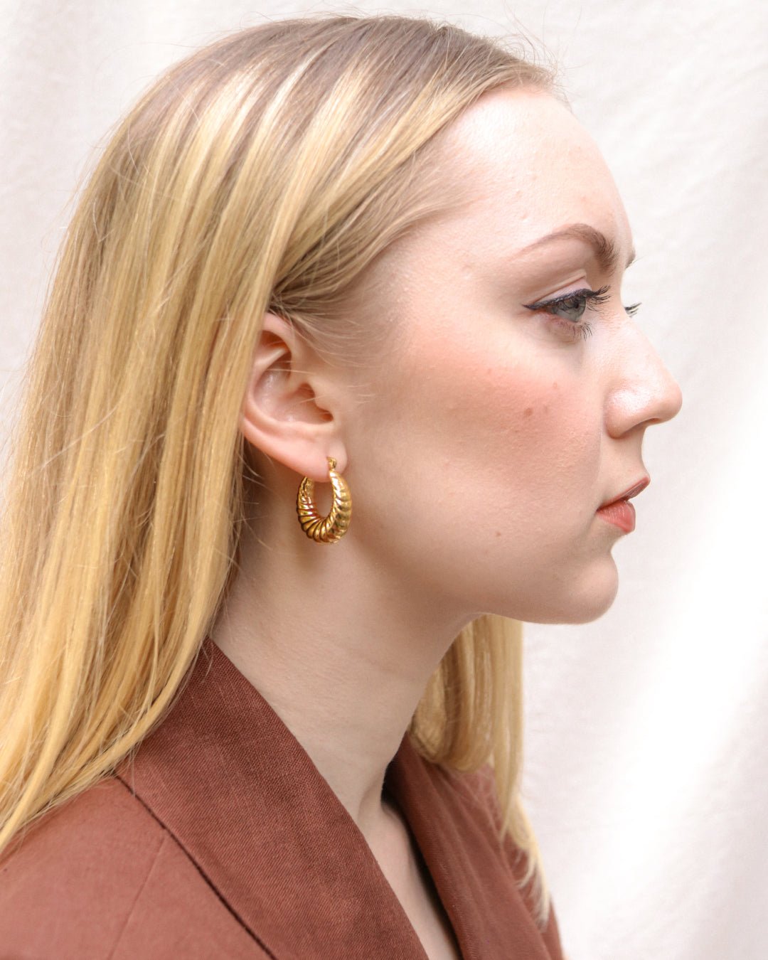 Croissant Earrings - Oia Boutique
