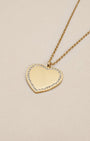 Engravable Heart Necklace - Oia Boutique