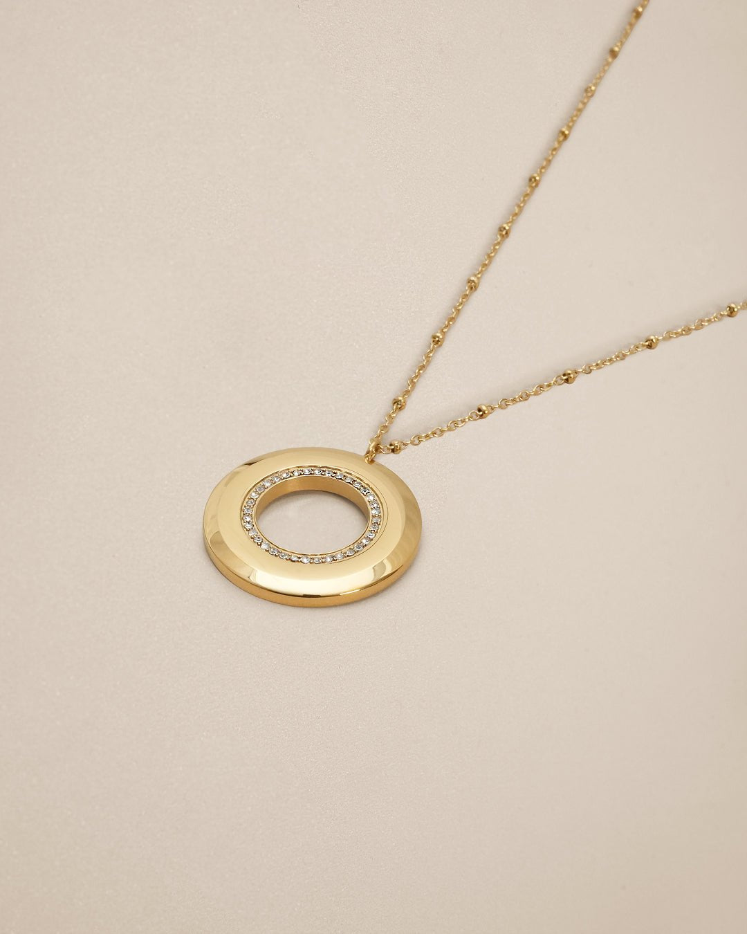 Engravable Unity Ring Pendant Necklace - Oia Boutique