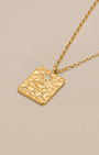 Geometric Zircon Sun Necklace - Oia Boutique