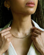 Grain Box & Paper Clip Chain Necklace - Oia Boutique