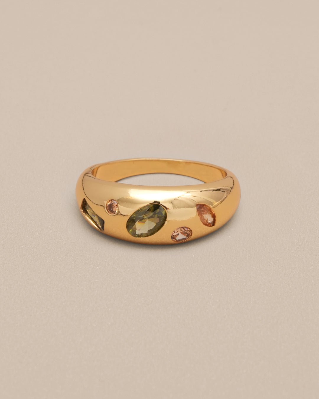 Green Aurora Ring - Oia Boutique