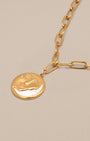 Half Face Moon Necklace - Oia Boutique