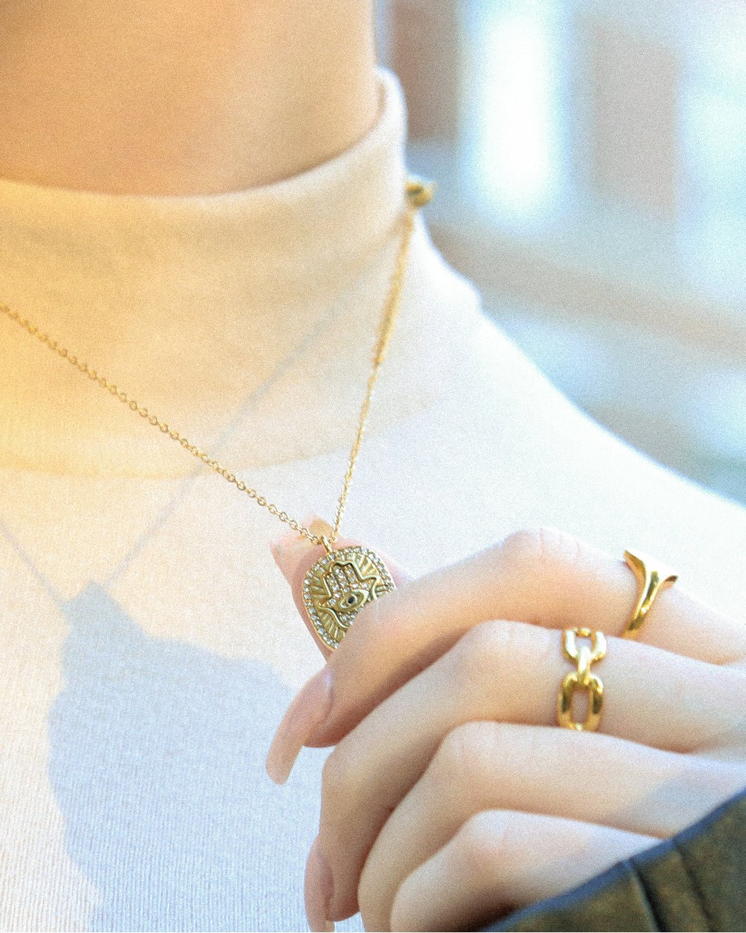 Hamsa Necklace - Oia Boutique