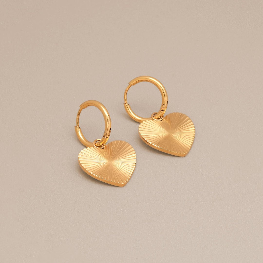 Heart Earrings - Oia Boutique