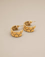 Heart Hoop Earrings - Oia Boutique