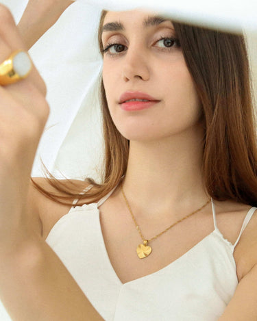 Heart Necklace - Oia Boutique Sustainable Gold Jewellery - Recycled18k Gold Plated