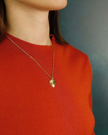 Heart Necklace - Oia Boutique Sustainable Gold Jewellery - Recycled18k Gold Plated