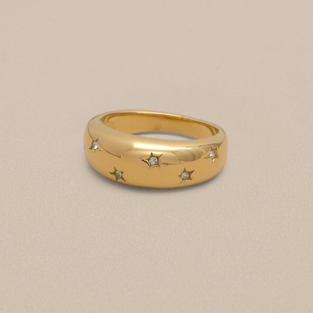 Hera Star Crystal Ring - Oia Boutique