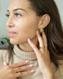 Hera Star Crystal Ring - Oia Boutique Sustainable Gold Jewellery - Recycled18k Gold Plated
