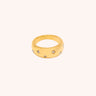 Hera Star Crystal Ring - Oia Boutique Sustainable Gold Jewellery - Recycled18k Gold Plated