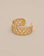 Hollow Eternity Chain Ring - Oia Boutique