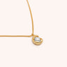 Inlaid Pearl Necklace | 925 Sterling Silver - Oia Boutique