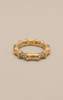 Iris Uneven White Diamond Ring - Oia Boutique