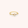 Iris Zircon Crystal Ring | 925 Sterling Silver - Oia Boutique Sustainable Gold Jewellery - Recycled18k Gold Plated