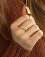 Iris Zircon Crystal Ring - Oia Boutique
