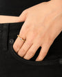 Iris Zircon Crystal Ring - Oia Boutique