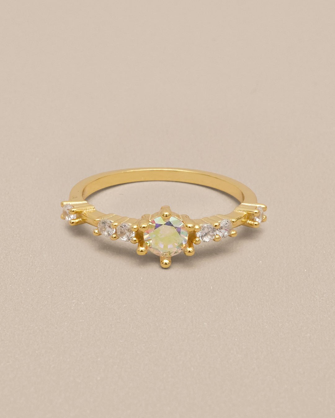 Iris Zircon Crystal Ring - Oia Boutique