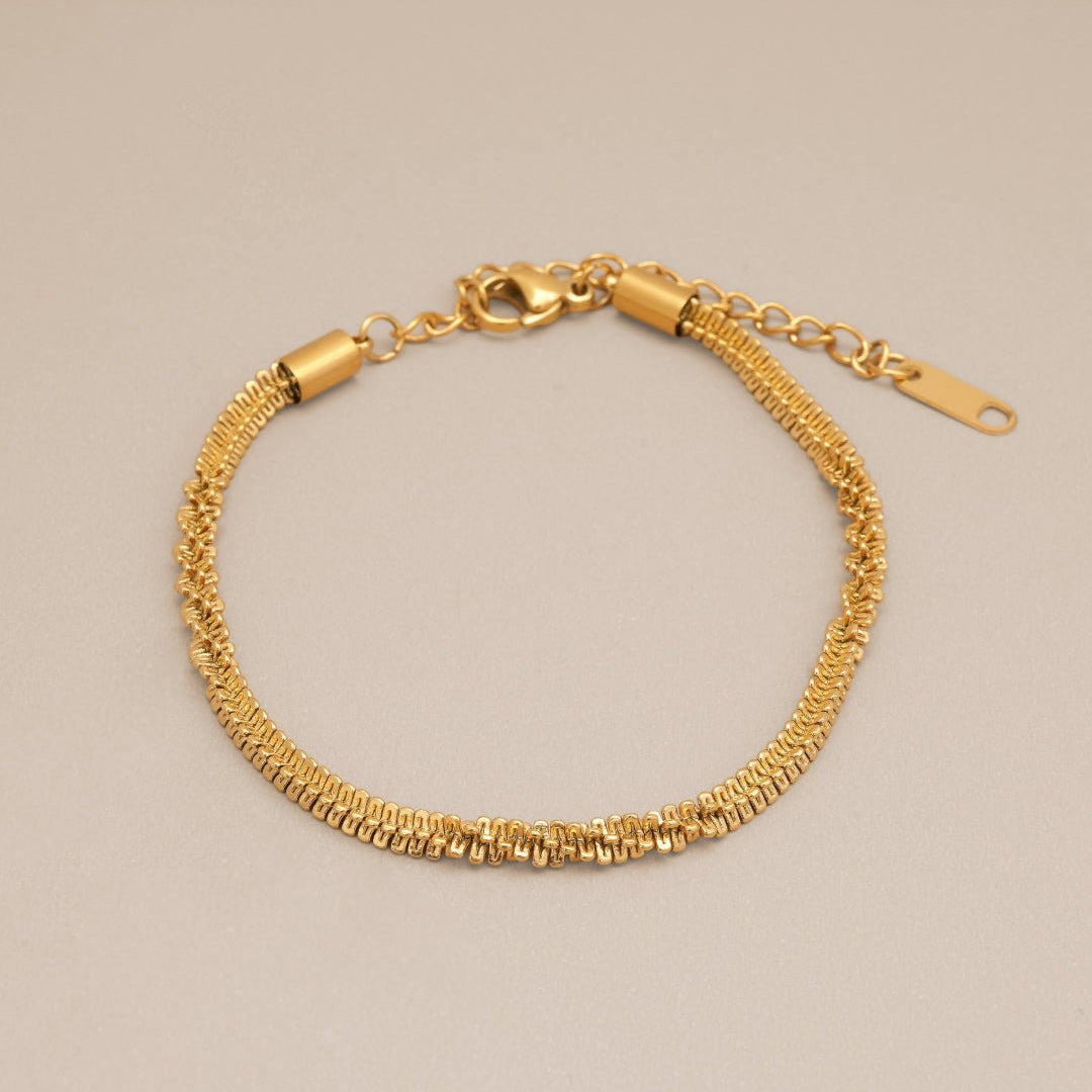 Irregular Snake Chain Bracelet - Oia Boutique