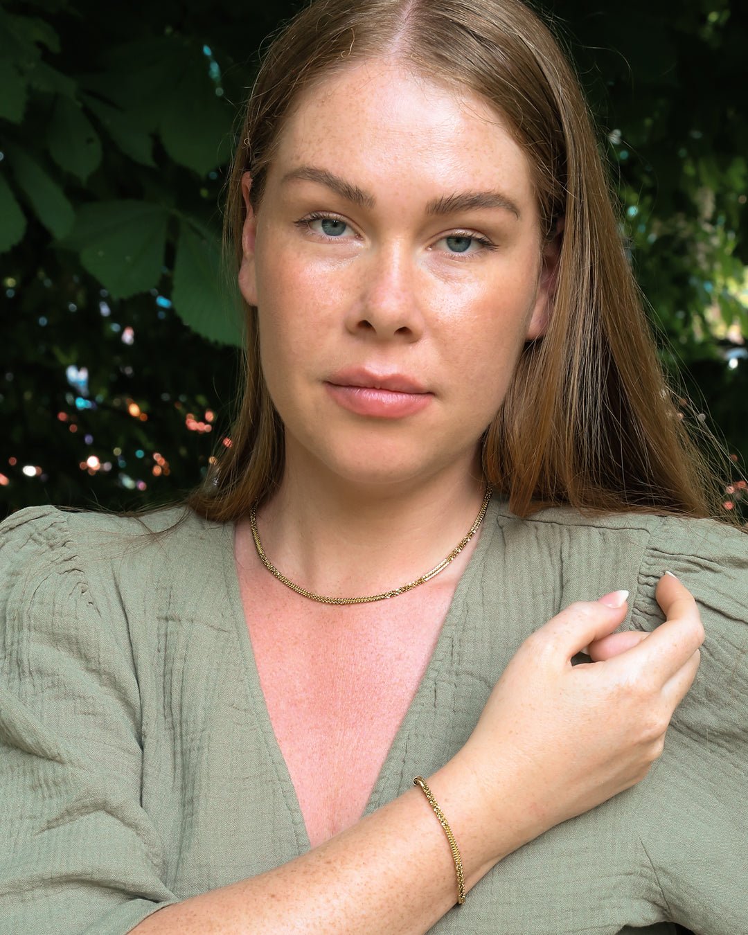 Irregular Snake Chain Necklace - Oia Boutique