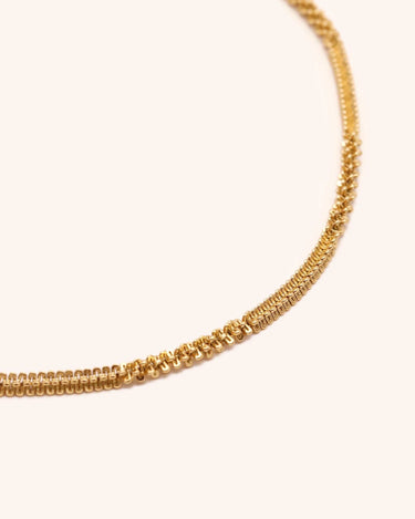 Irregular Snake Chain Necklace - Oia Boutique Sustainable Gold Jewellery - Recycled18k Gold Plated