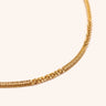 Irregular Snake Chain Necklace - Oia Boutique Sustainable Gold Jewellery - Recycled18k Gold Plated