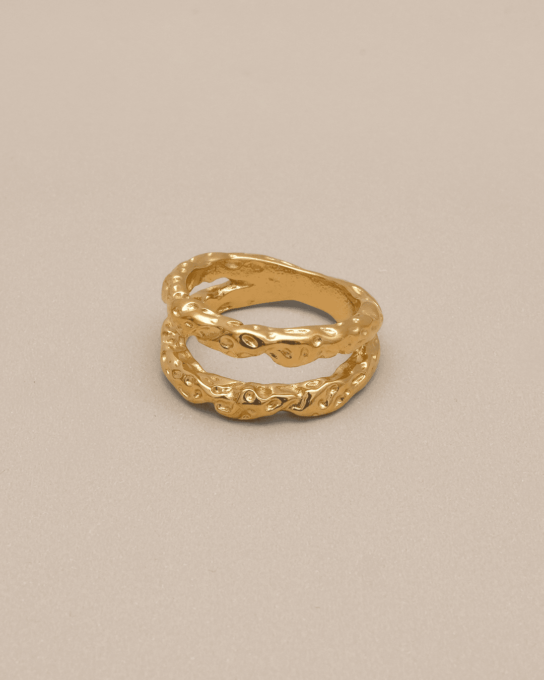 Irregular Twist Ring - Oia Boutique