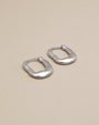 Irregular U Shape Hoop Earrings - Oia Boutique