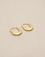 Irregular U Shape Hoop Earrings - Oia Boutique