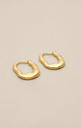 Irregular U Shape Hoop Earrings - Oia Boutique