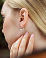 Irregular U Shape Hoop Earrings - Oia Boutique