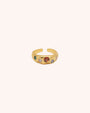 Louisa Colourful Zircon Ring - Oia Boutique Sustainable Gold Jewellery - Recycled18k Gold Plated