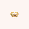 Louisa Colourful Zircon Ring - Oia Boutique Sustainable Gold Jewellery - Recycled18k Gold Plated