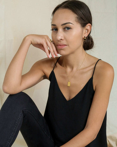 "Loved" Necklace - Oia Boutique Sustainable Gold Jewellery - Recycled18k Gold Plated