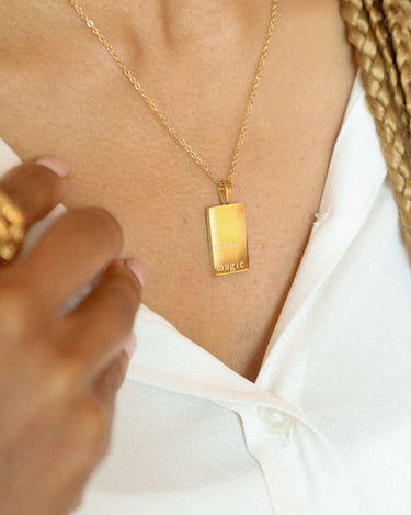 "Made of Magic" Necklace - Oia Boutique Sustainable Gold Jewellery - Recycled18k Gold Plated