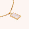 Mother of Pearl Necklace - Oia Boutique Sustainable Gold Jewellery - Recycled18k Gold Plated