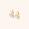 Opal Stone Square Earring - Oia Boutique Sustainable Gold Jewellery - Recycled18k Gold Plated