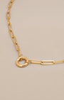 Paperclip Chain Charm Necklace - Oia Boutique
