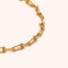 Paperclip Chain Necklace - Oia Boutique Sustainable Gold Jewellery - Recycled18k Gold Plated